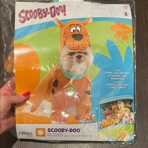 Scooby-Doo Dog Costume - Size Small - Orange and Green